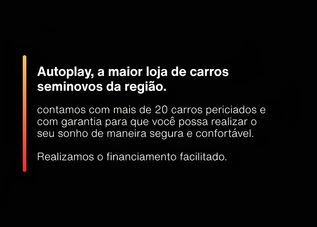 O carro dos seus sonhos